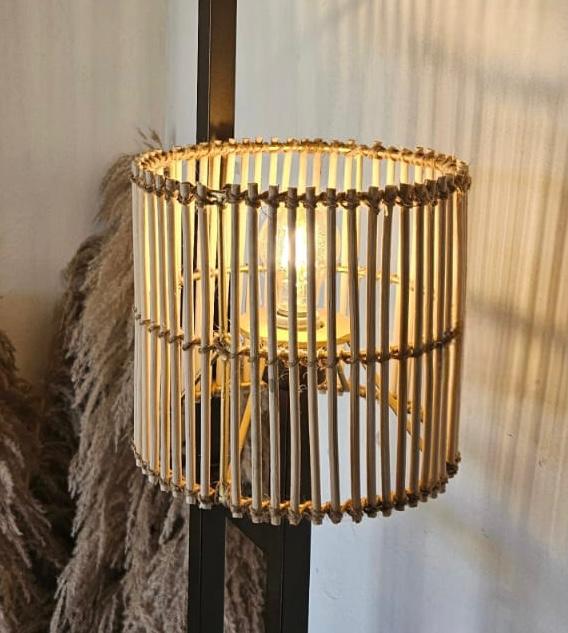 Lámpara de Rattan para Base